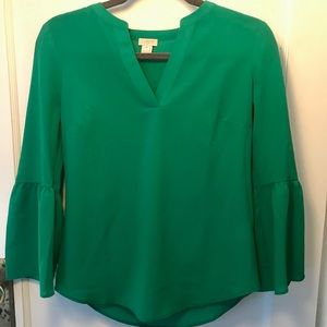 LOFT Bell sleeved blouse